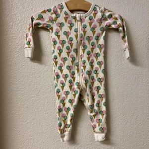 3-6 Month Tea Collection Ice Cream Romper